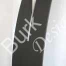 Grabzeichen aus Stahl mit Kreuz aus Edelstahl