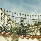 Balkongeländer aus Eisen geschmiedet